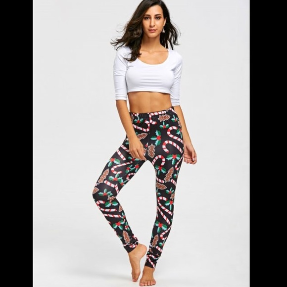 Christmas Graffic Tight Leggings - Picture 5 of 6